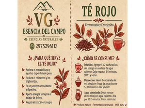 TE ROJO de VG Esencia del campo