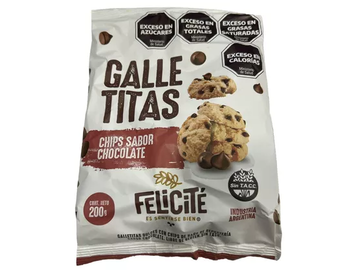 GALLETITAS SIN TACC CON CHIPS CHOCOLATE
