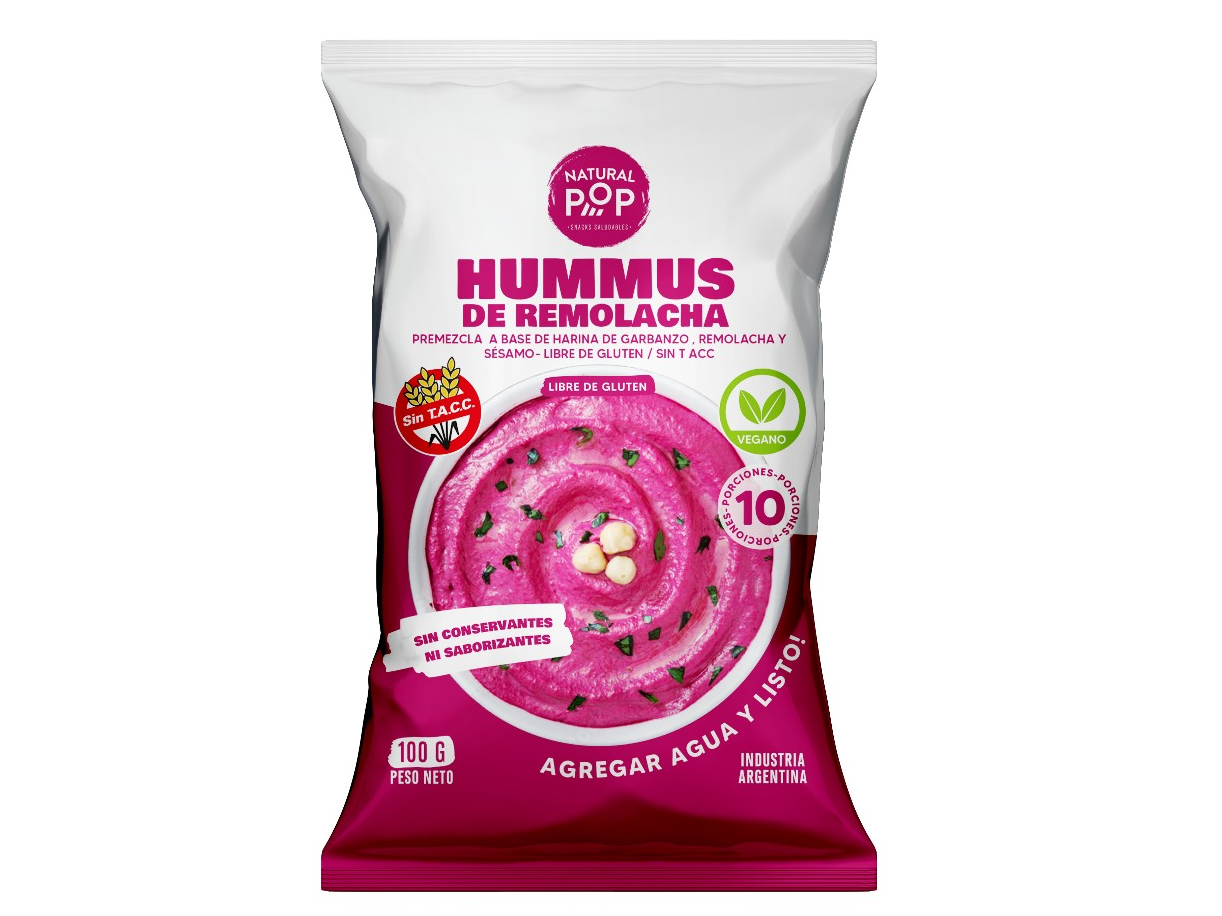 HUMMUS INSTANTANEO DE REMOLACHA X 105GR