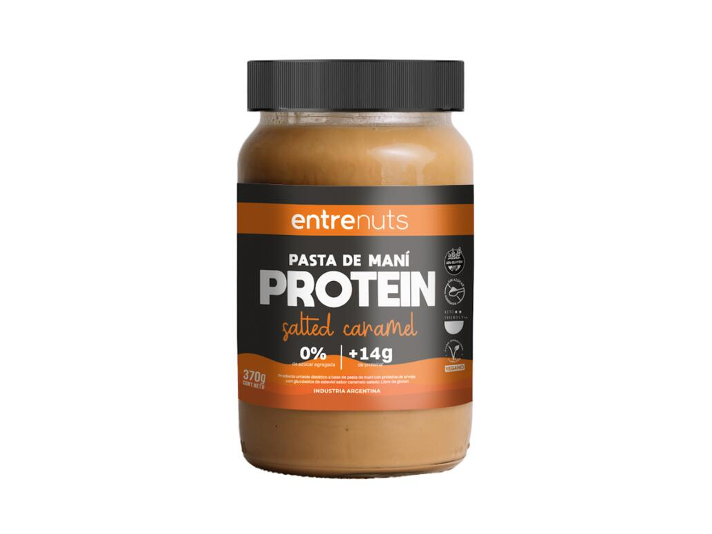 PASTA DE MANI PROTEICA SALTED CARAMEL ENTRENUTS