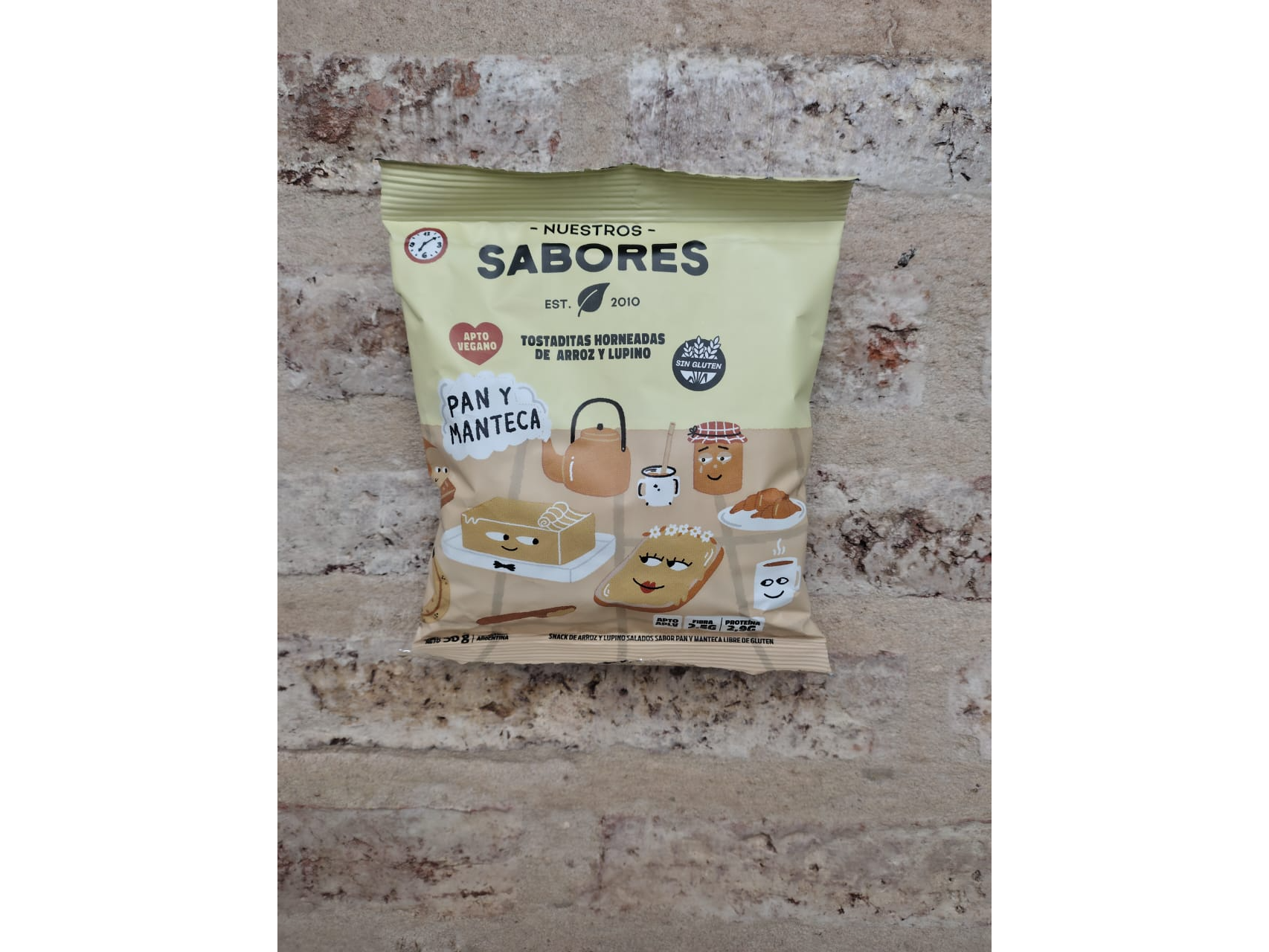 TOSTADAS DE ARROZ SABORIZADAS (PAN Y MANTECA)