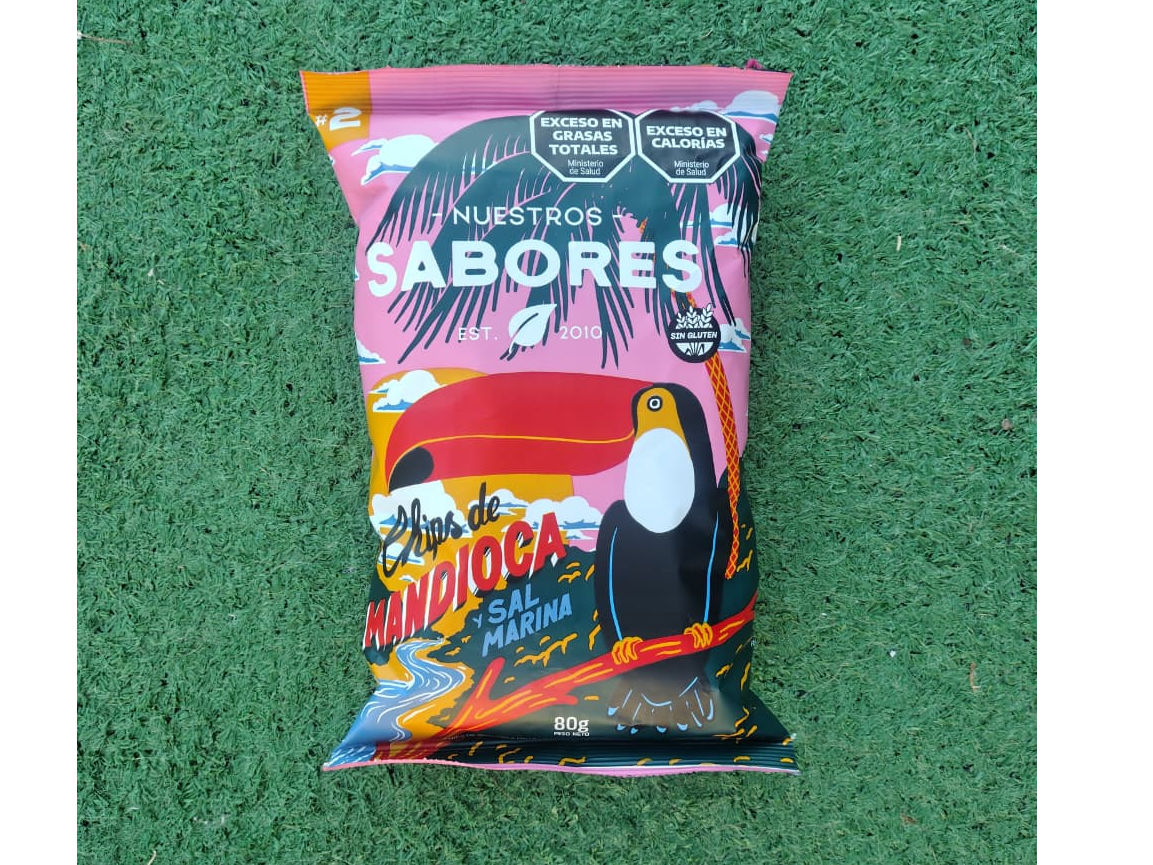 SABORES: CHIPS DE MANDIOCA Y SAL MARINA