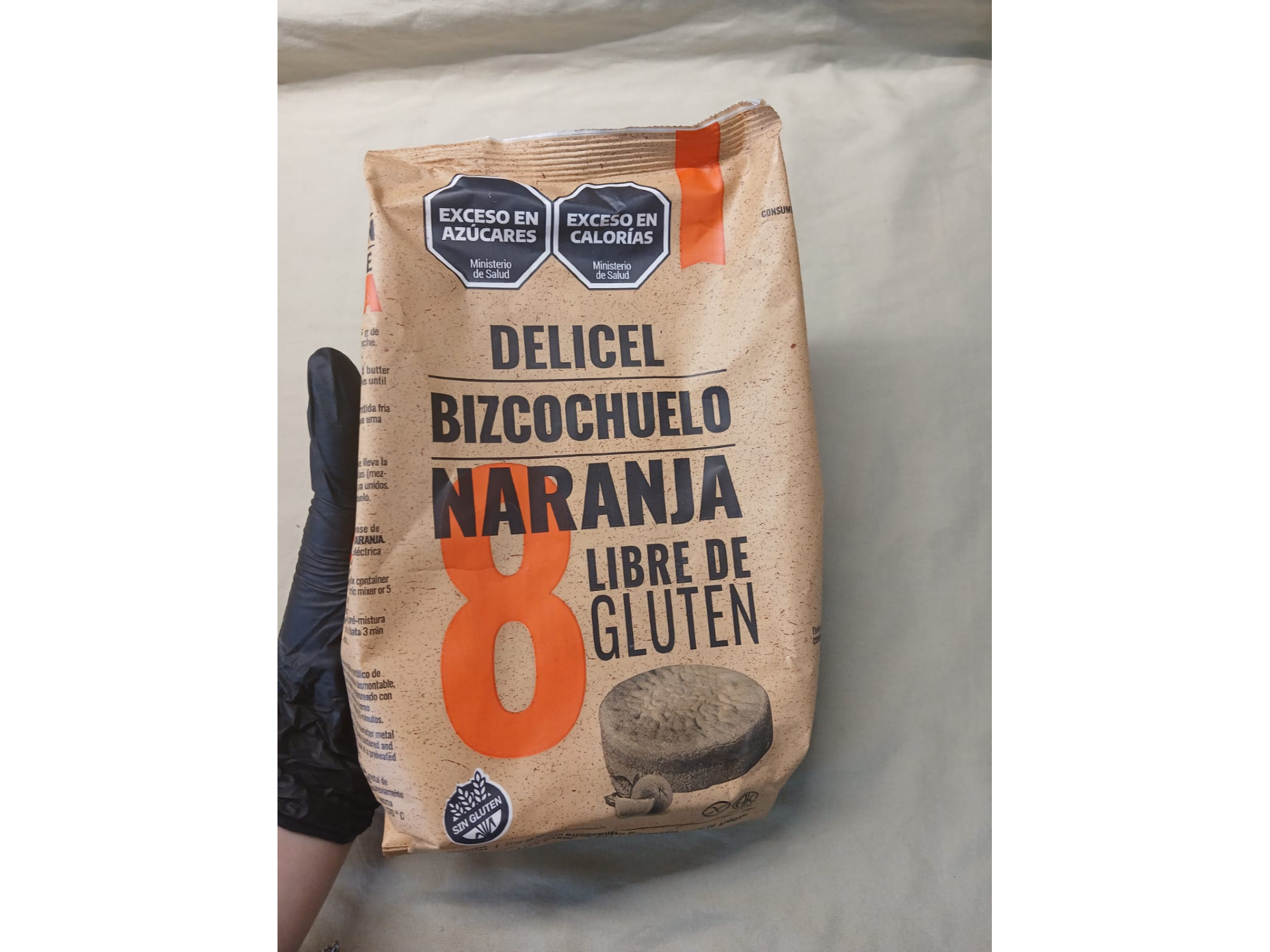 PREMEZCLA DELICEL BIZCOCHUELO NARANJA