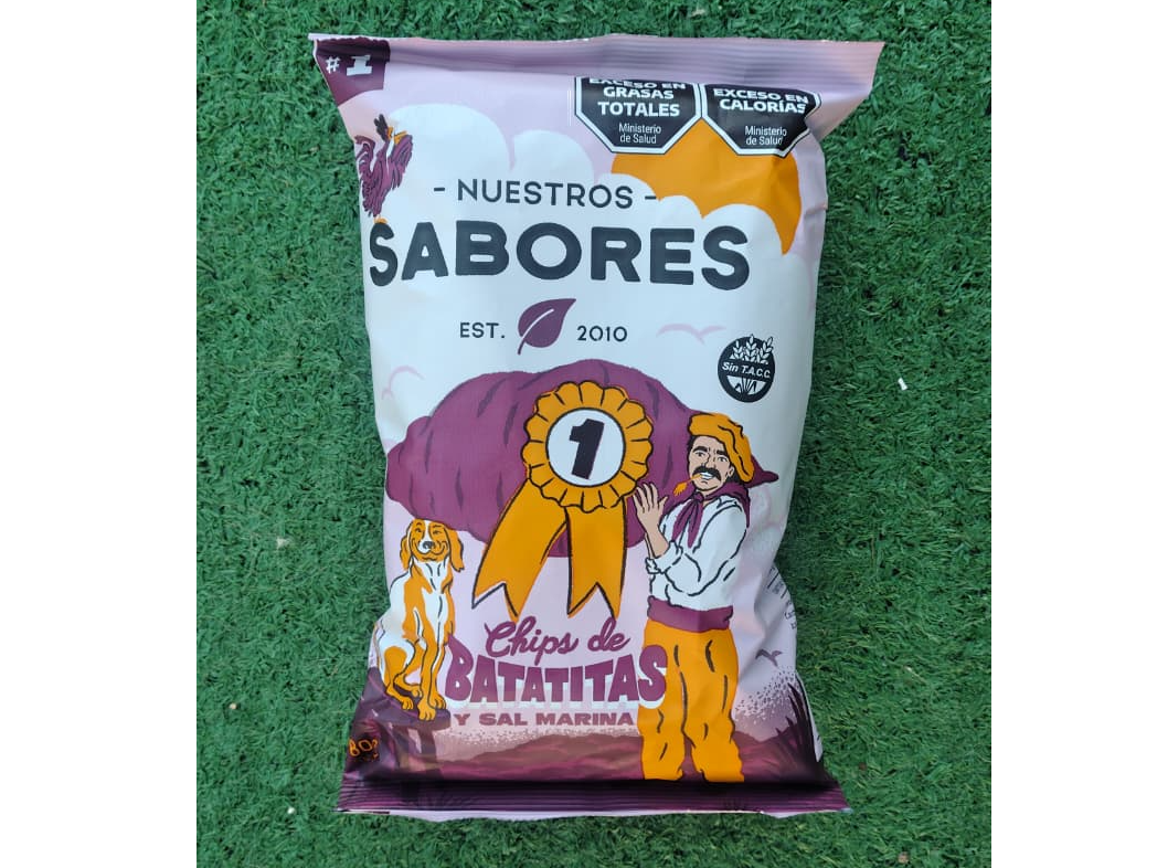 SABORES: CHIPS DE BATATITAS Y SAL MARINA