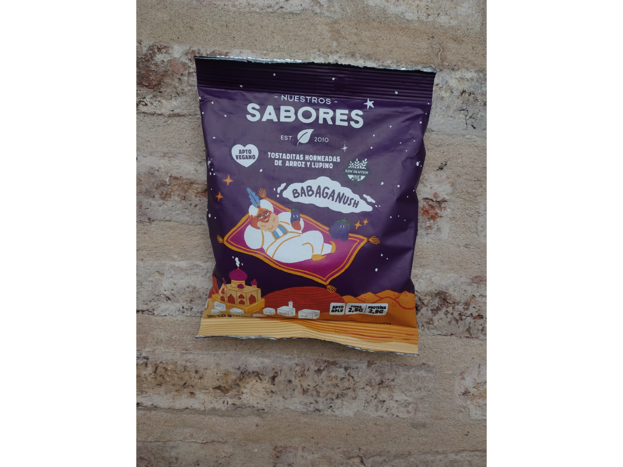 TOSTADAS DE ARROZ SABORIZADAS (BABAGANUSH)