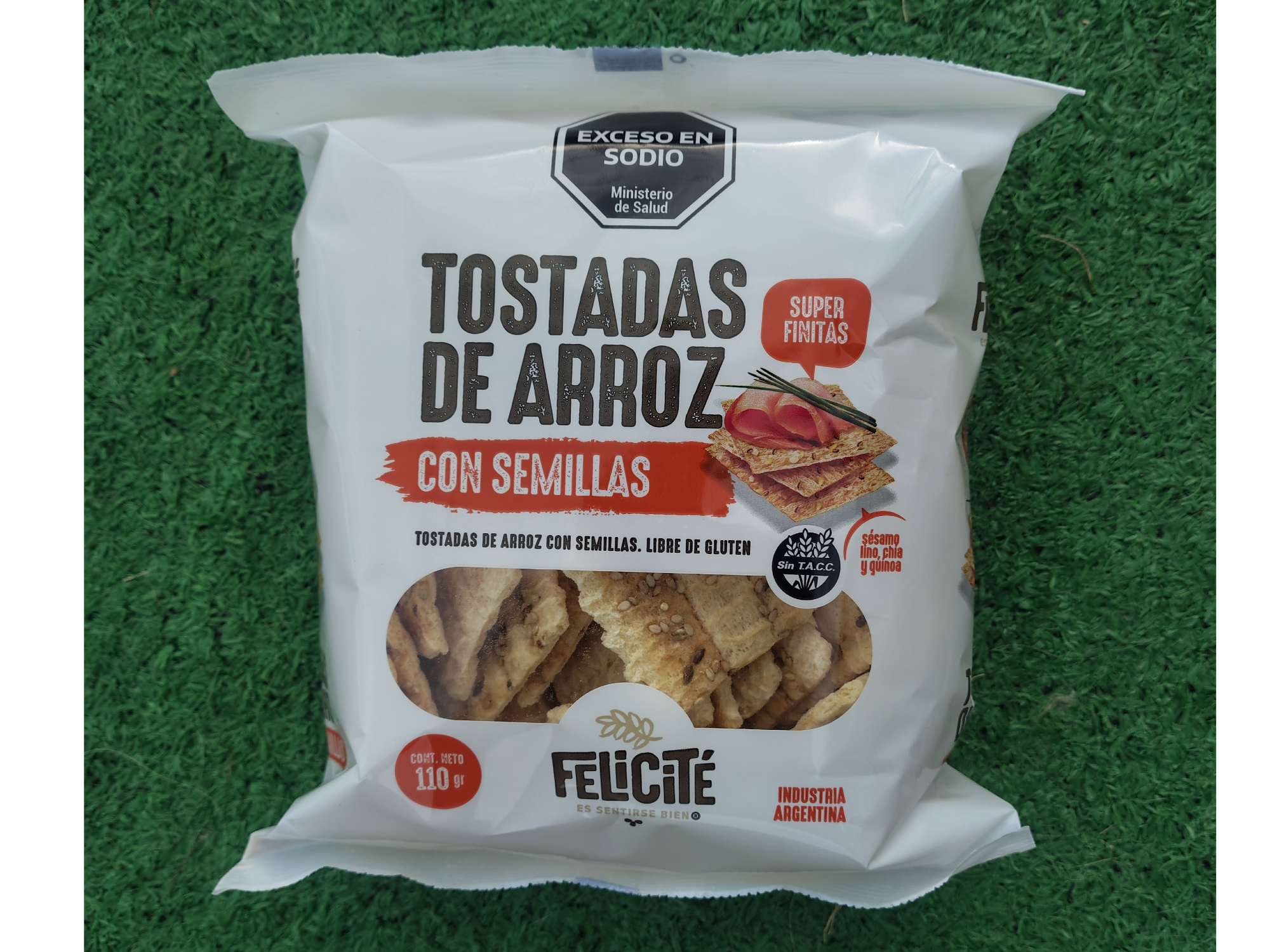 TOSTADAS DE ARROZ CON SEMILLAS