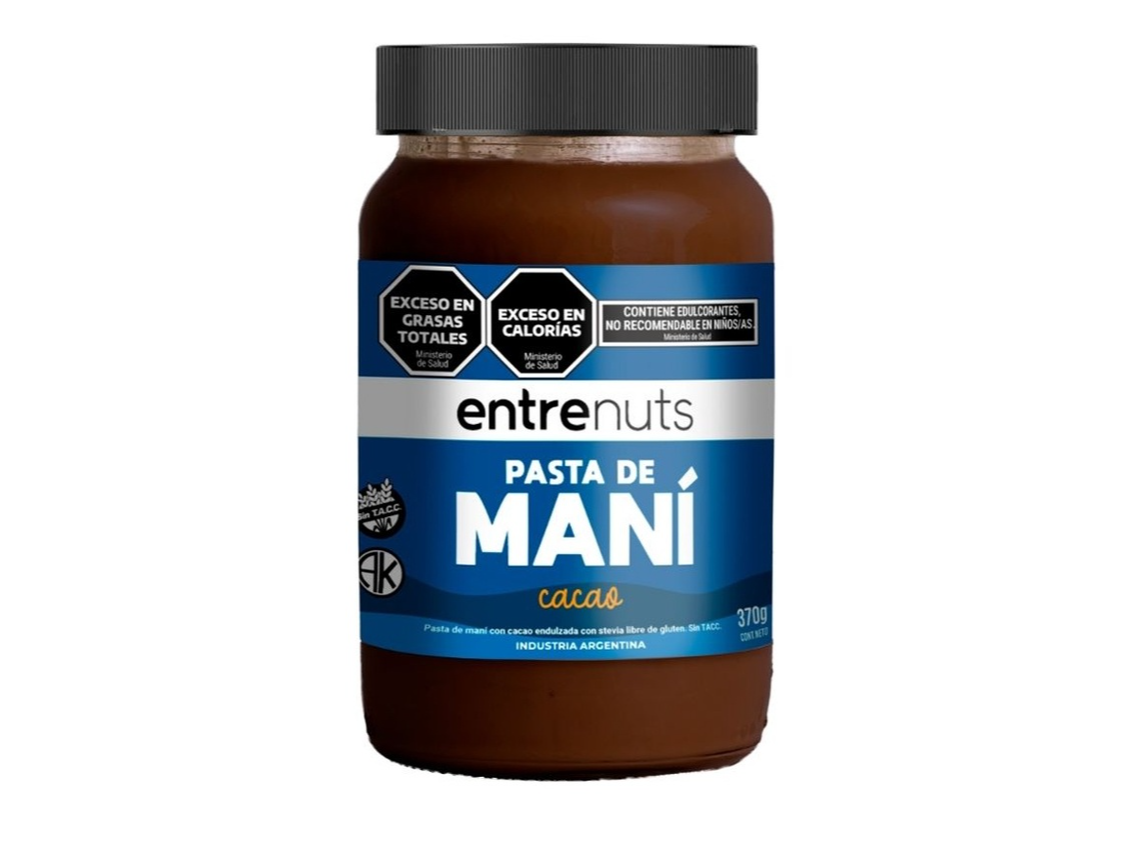 PASTA DE MANI CON CACAO ENTRENUTS