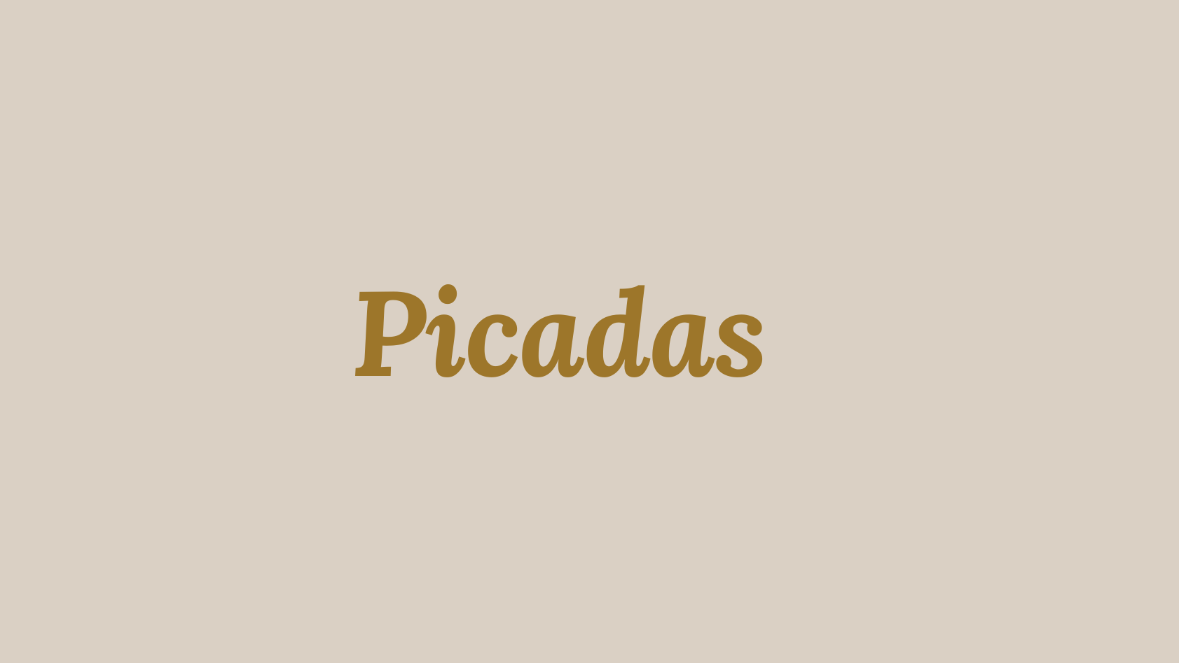 picadas