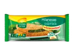 MILANESA DE SOJA CON ESPINACA Granja del Sol