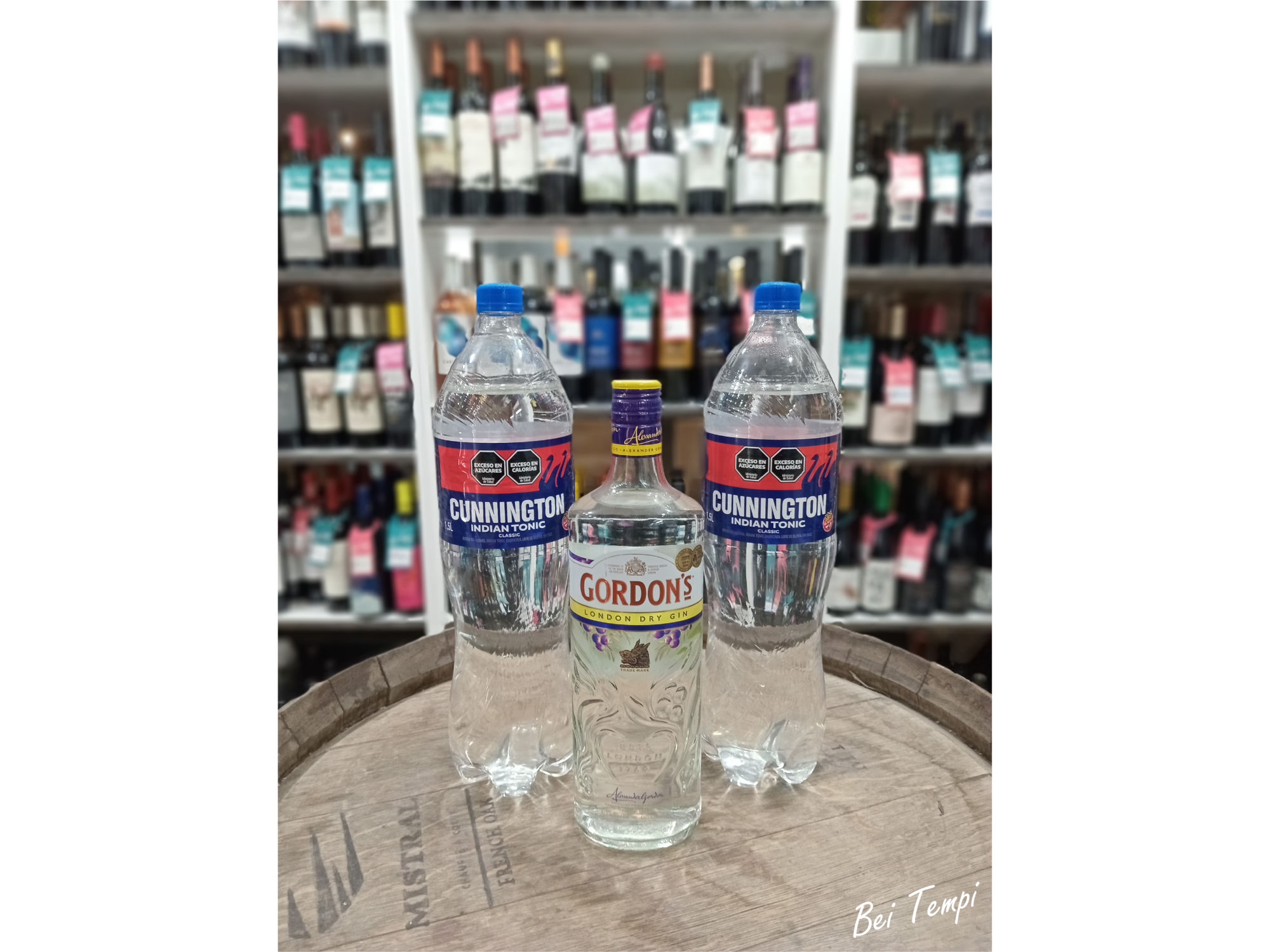 Gin Gordon's Clasico  + 2 Cunnington tonica 1.5lts c/u