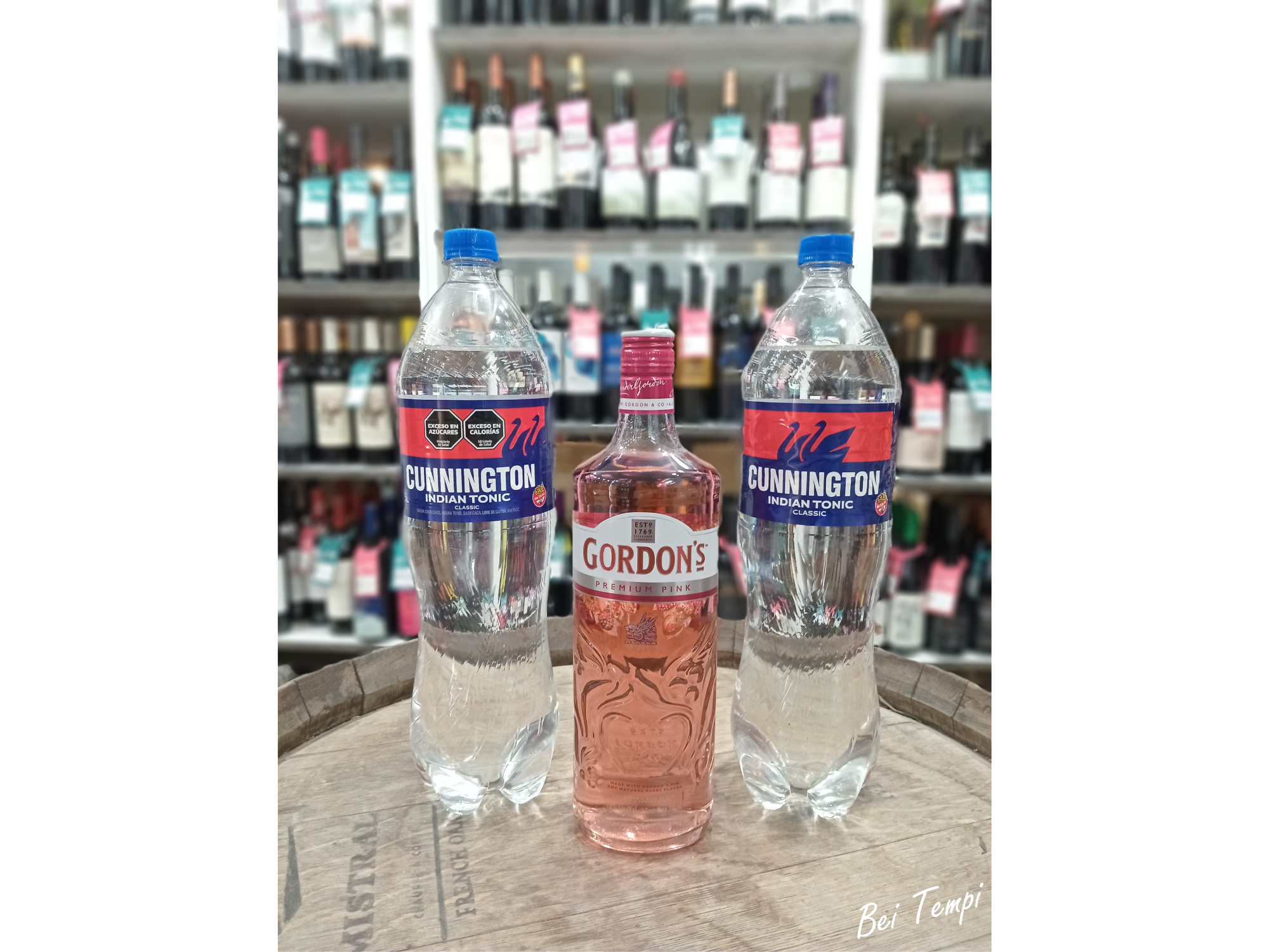 Gin Gordon's Pink + 2 Cunnington tonica 1.5lts c/u