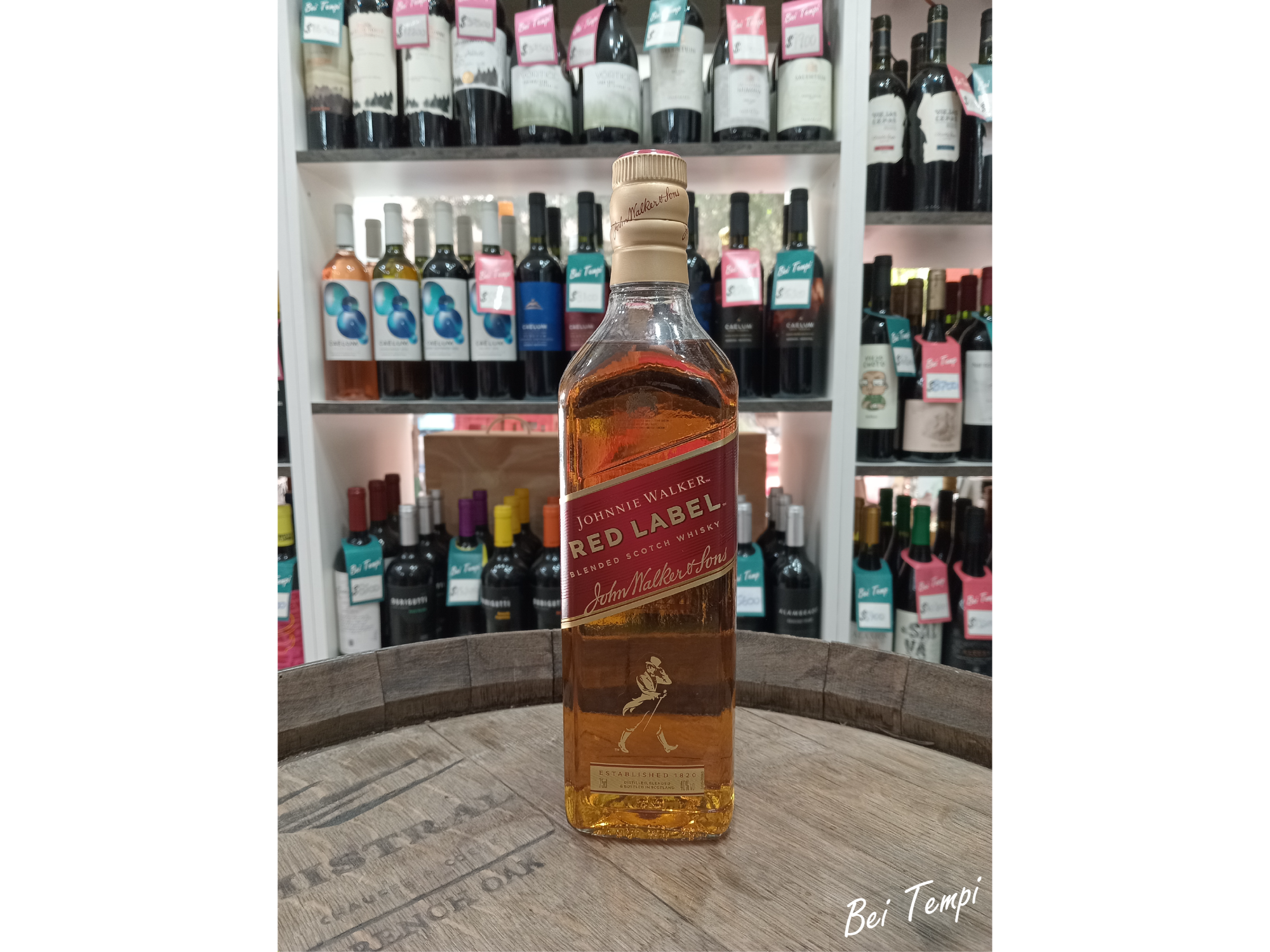 Red Label Johnie Walker 750cc de Bei Tempi