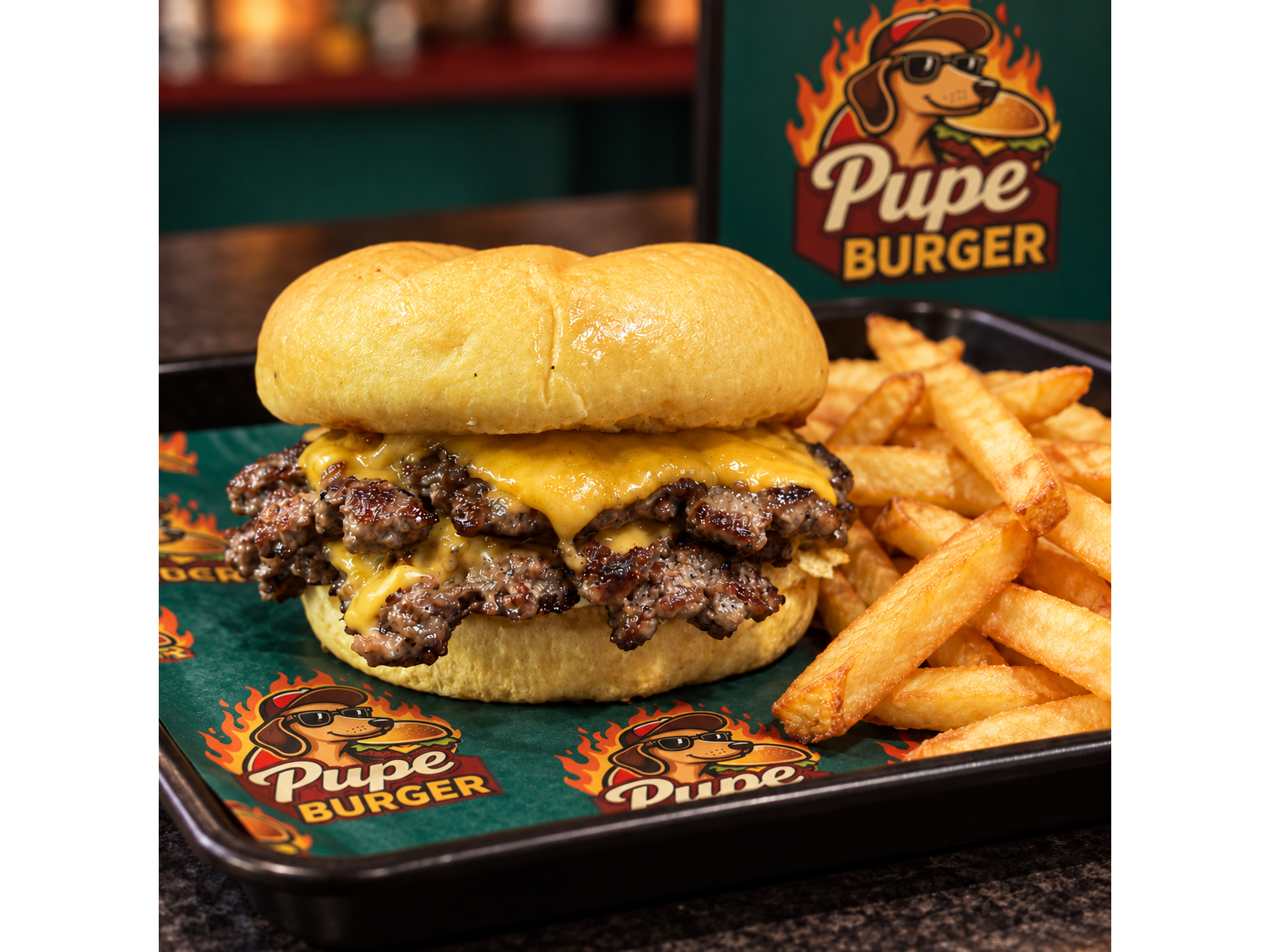 cheeseburger Doble