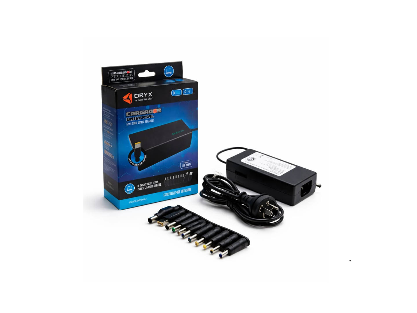 CARGADOR UNIVERSAL PARA NOTEBOOK 12V - 24V  / ORYX