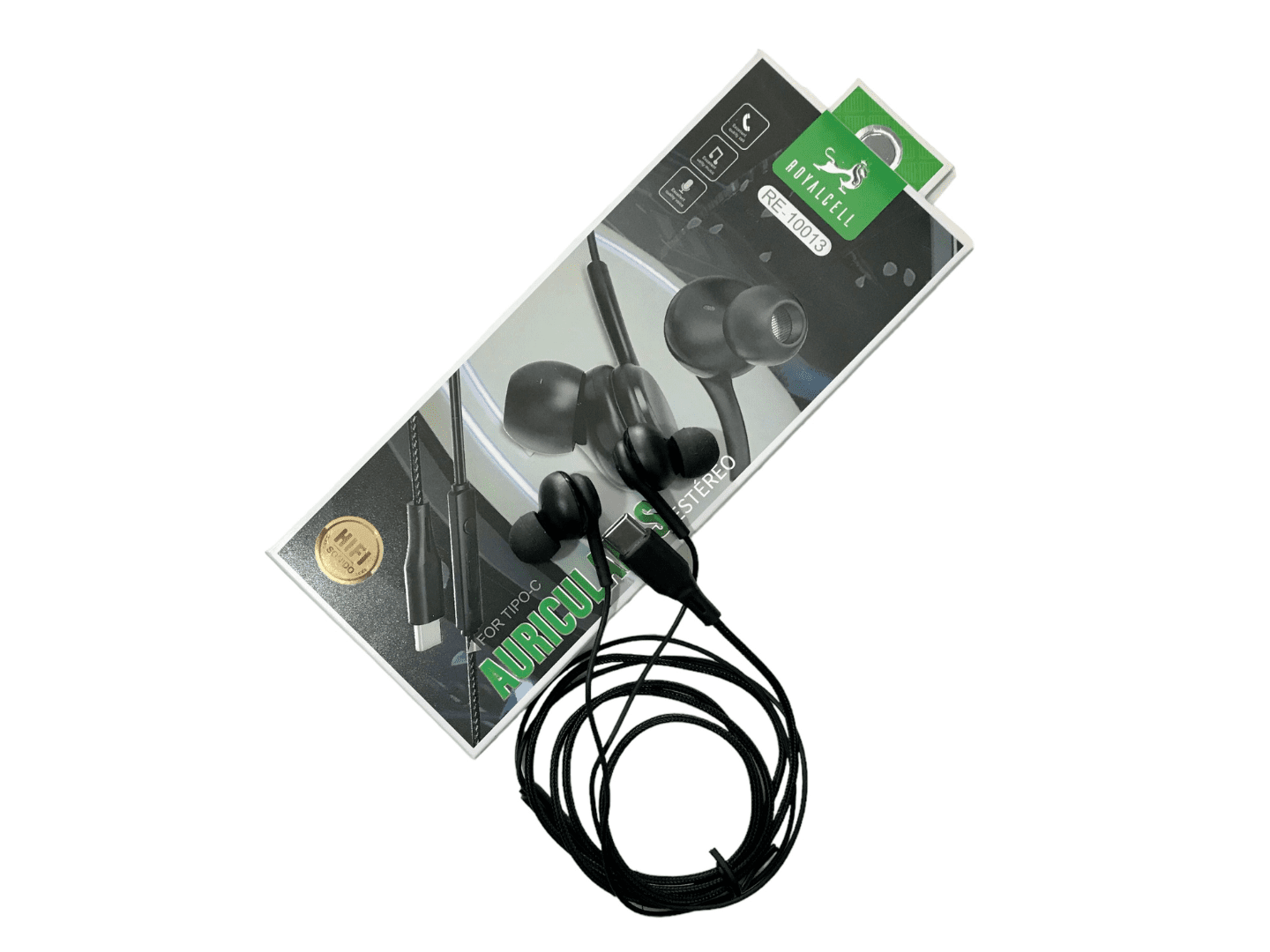 Auriculares de Cable Tipo C Royalcell RE-10013