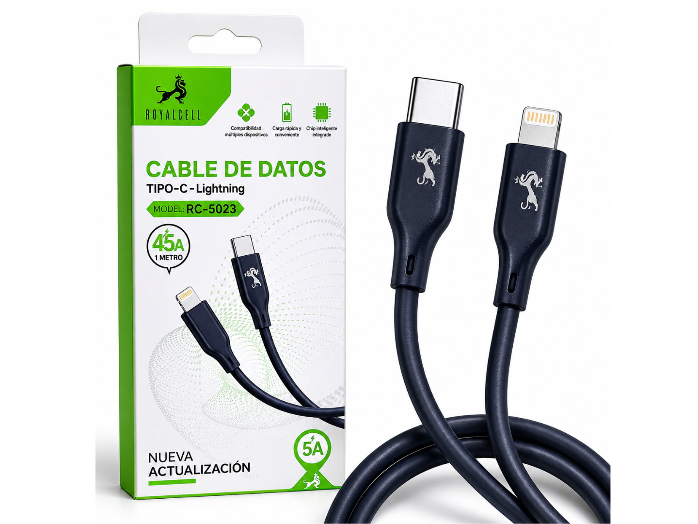 Cable de Datos Tipo C a Lightning RC-5023