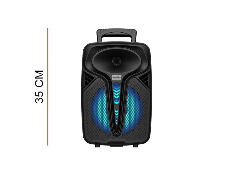 Parlante Bluetooth ORYX 8” Jungle 15W con Micrófono y Luces LED