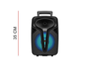 Parlante Bluetooth ORYX 8” Jungle 15W con Micrófono y Luces LED