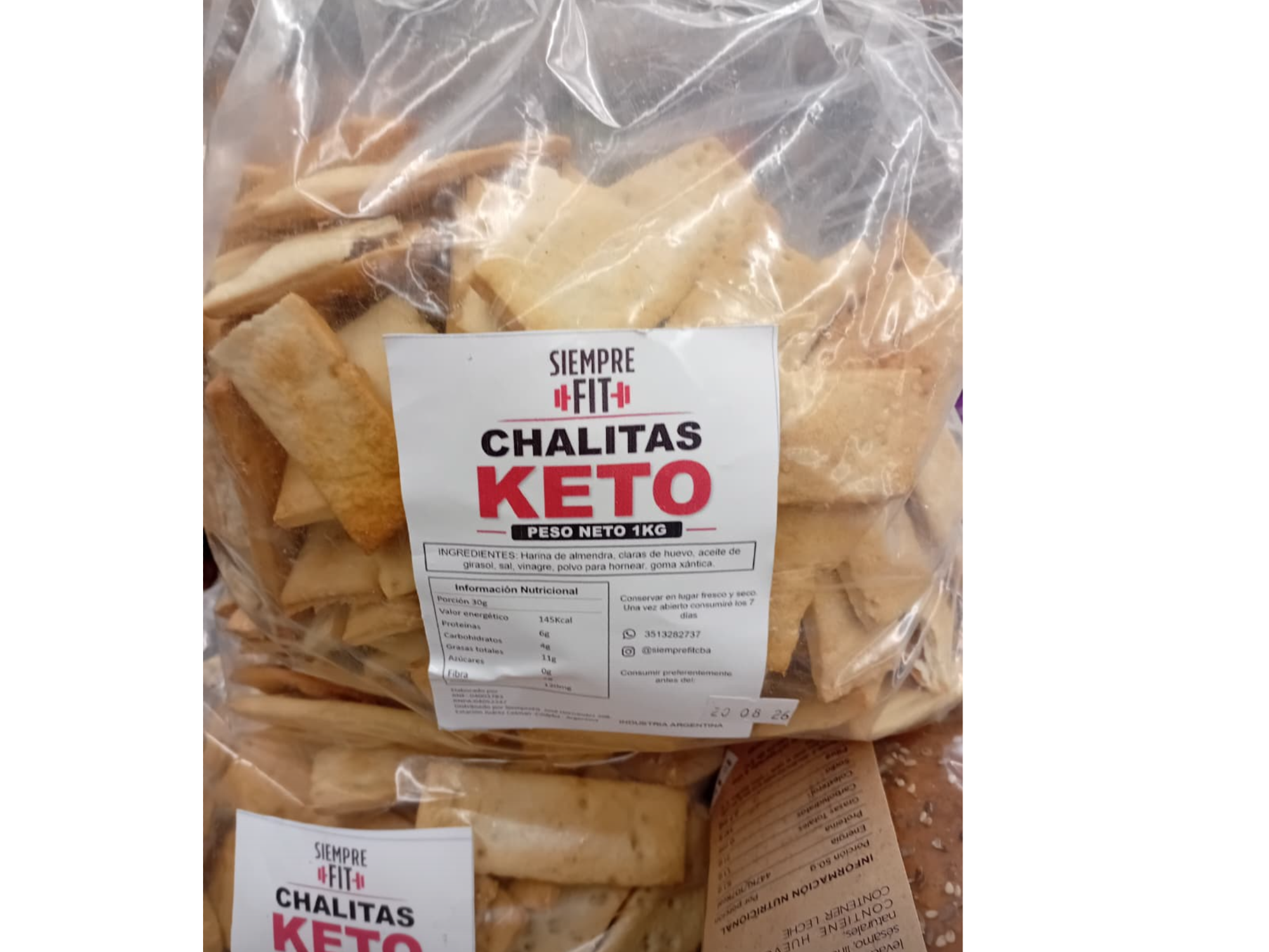 Chalitas SIN SAL AGREGADA x 1 k