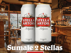 2 Stellas Artois por