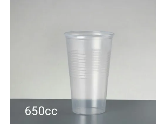 VASO NATURAL 650 CC (PP) 800 U CAJA