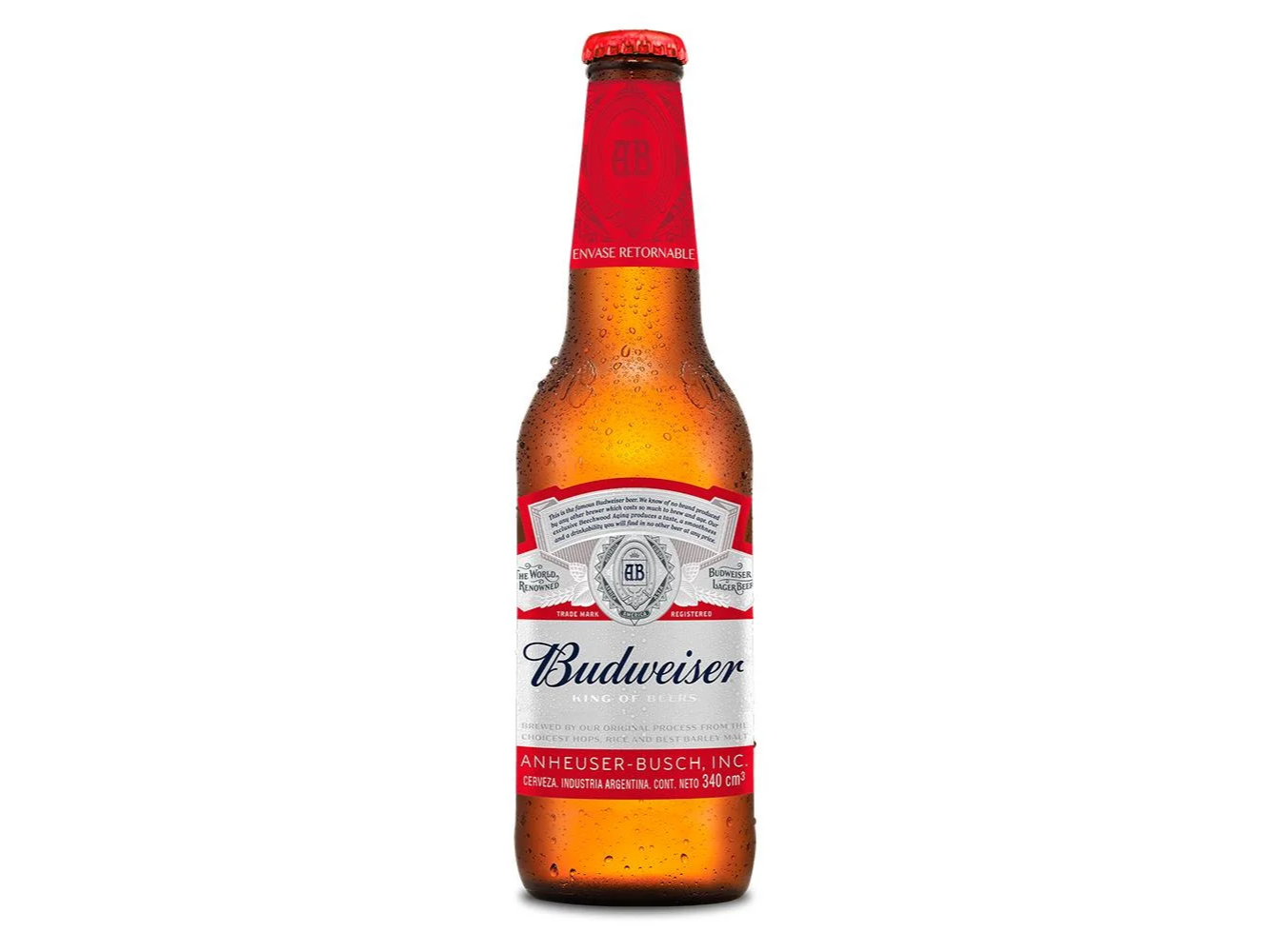 BUDWEISER PORRONCITO 330 CC RETORNABLE