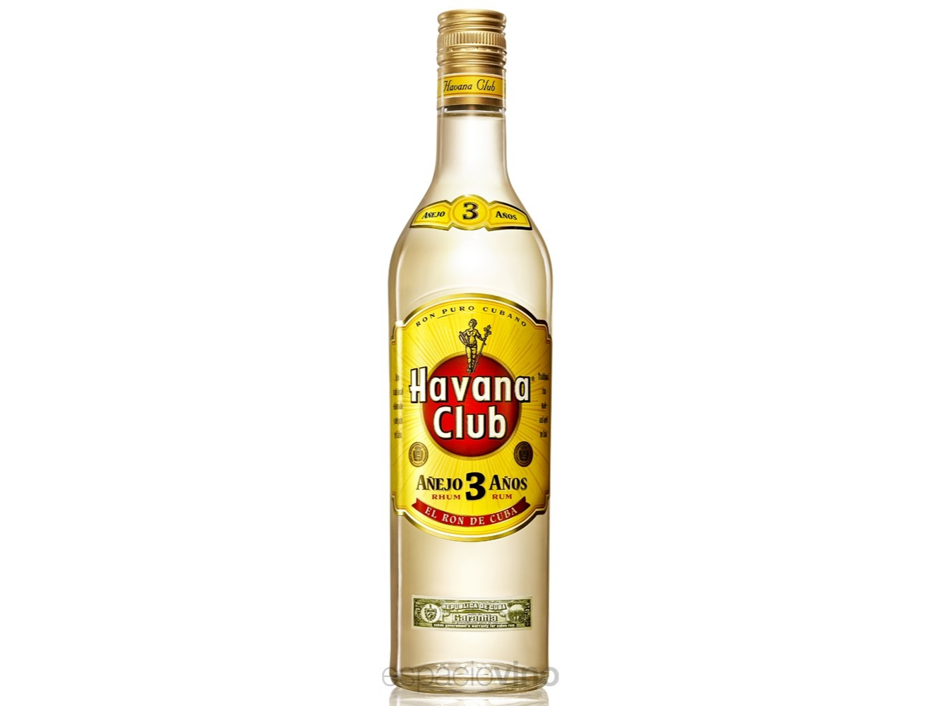 RON HAVANA BLANCO AÑEJO 3 AÑOS 750 CC