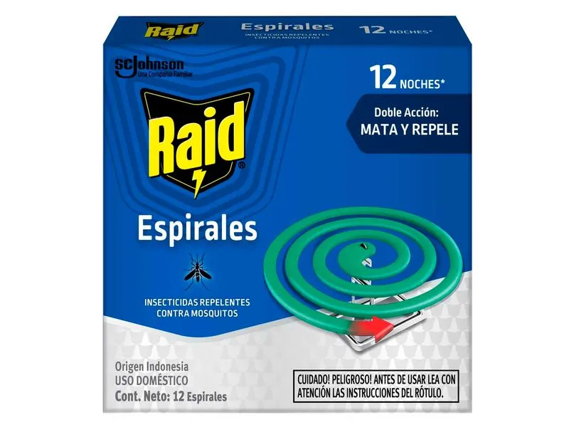 RAID ESPIRALES CAJA 12 U
