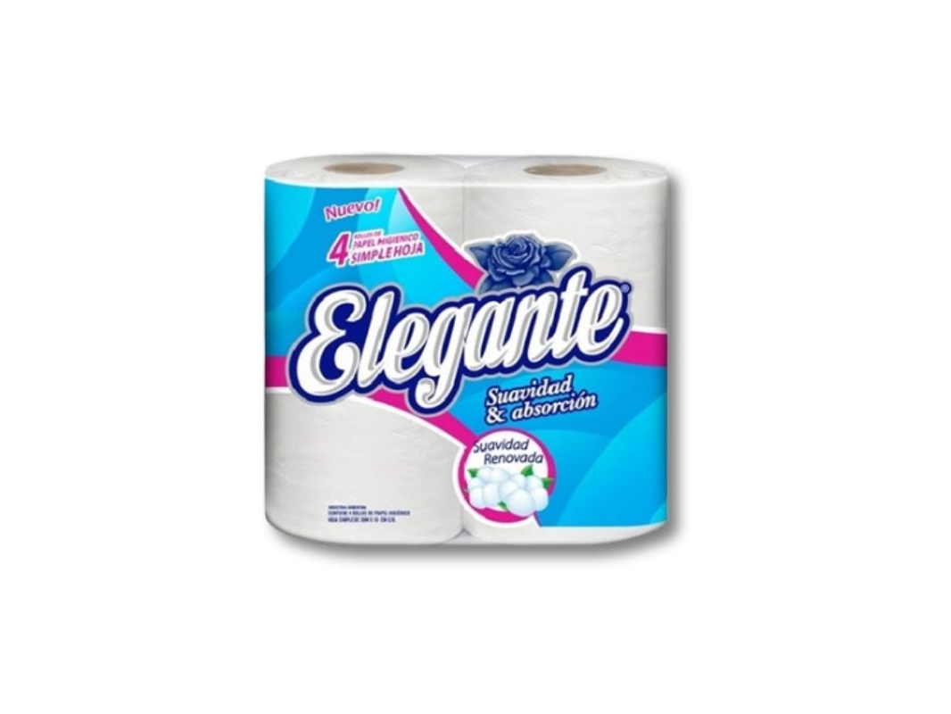 PAPEL HIGIENICO ELEGANTE HS X 30 X 4