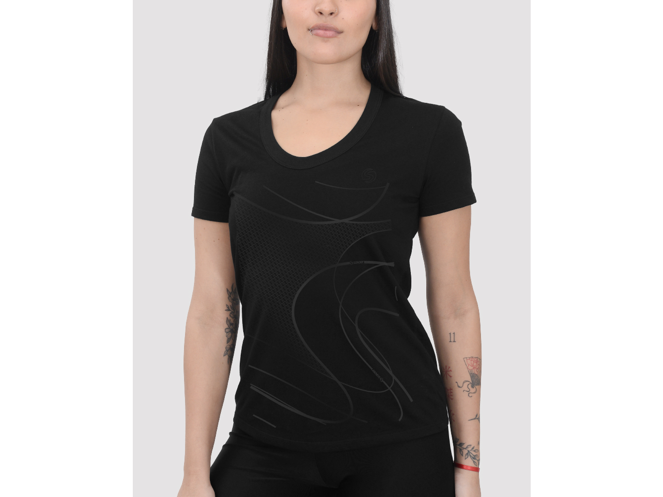 REMERA DAMA CUELLO U JERSEY