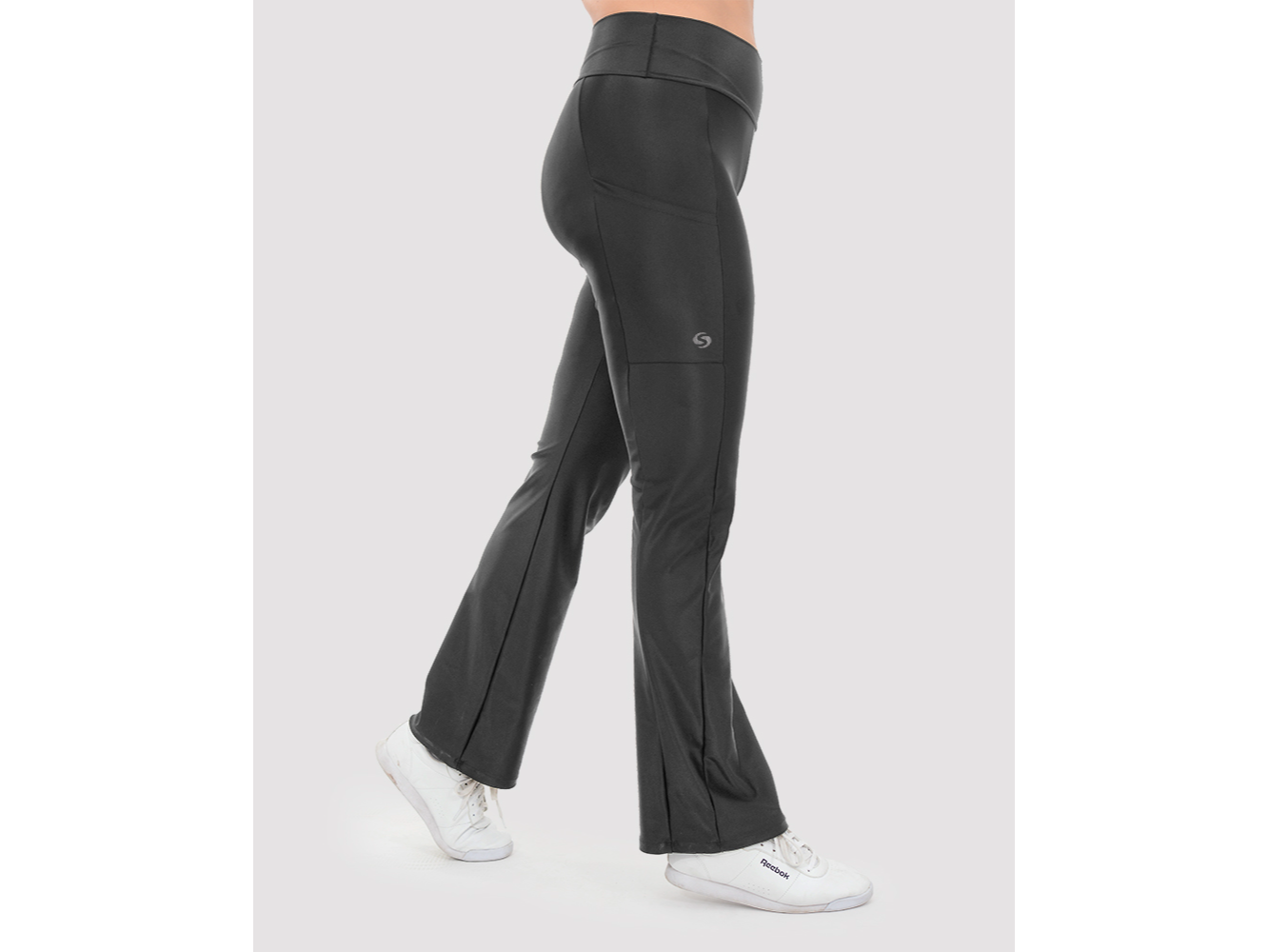 CALZA RECTA LYCRA FAJA Y BOLSILLO NEGRA (Copia)