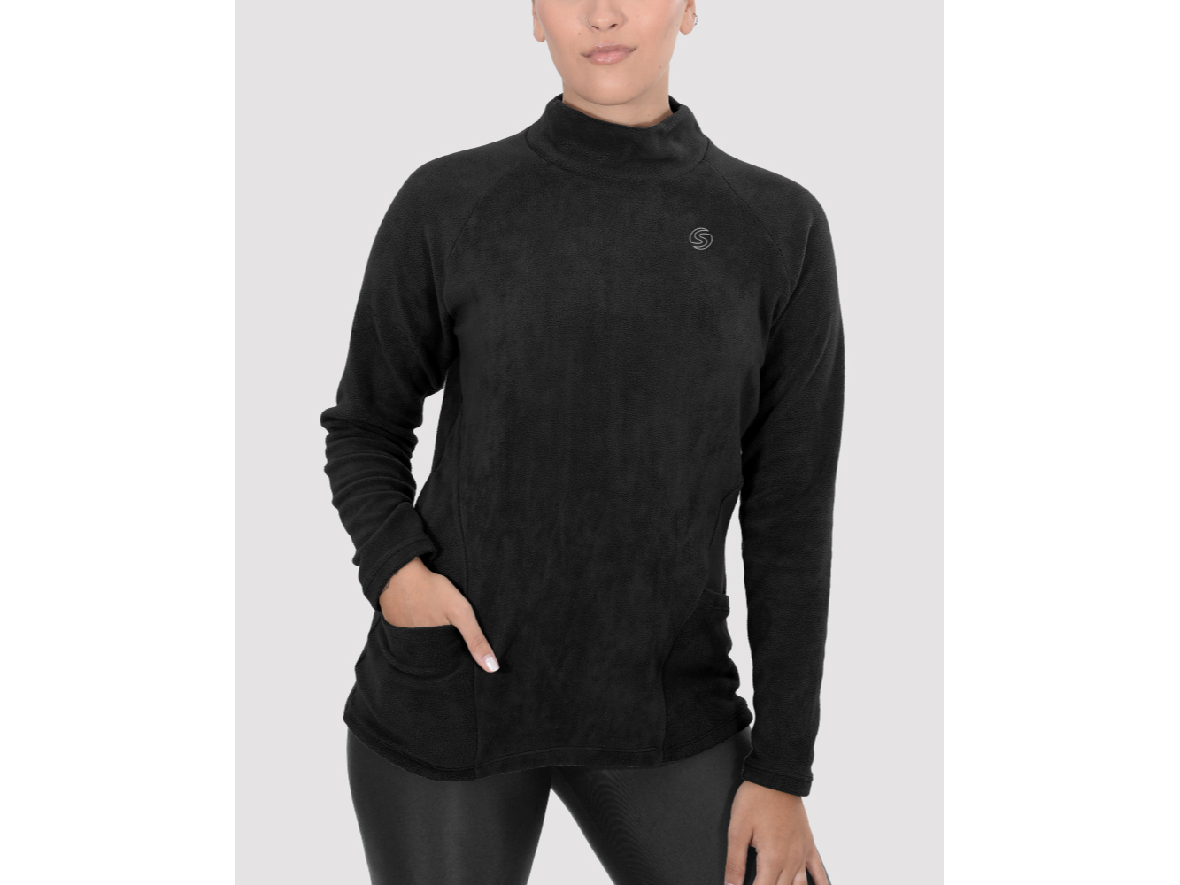 BUZO MICROPOLAR ENTALLADO MEDIA POLERA 357O12404