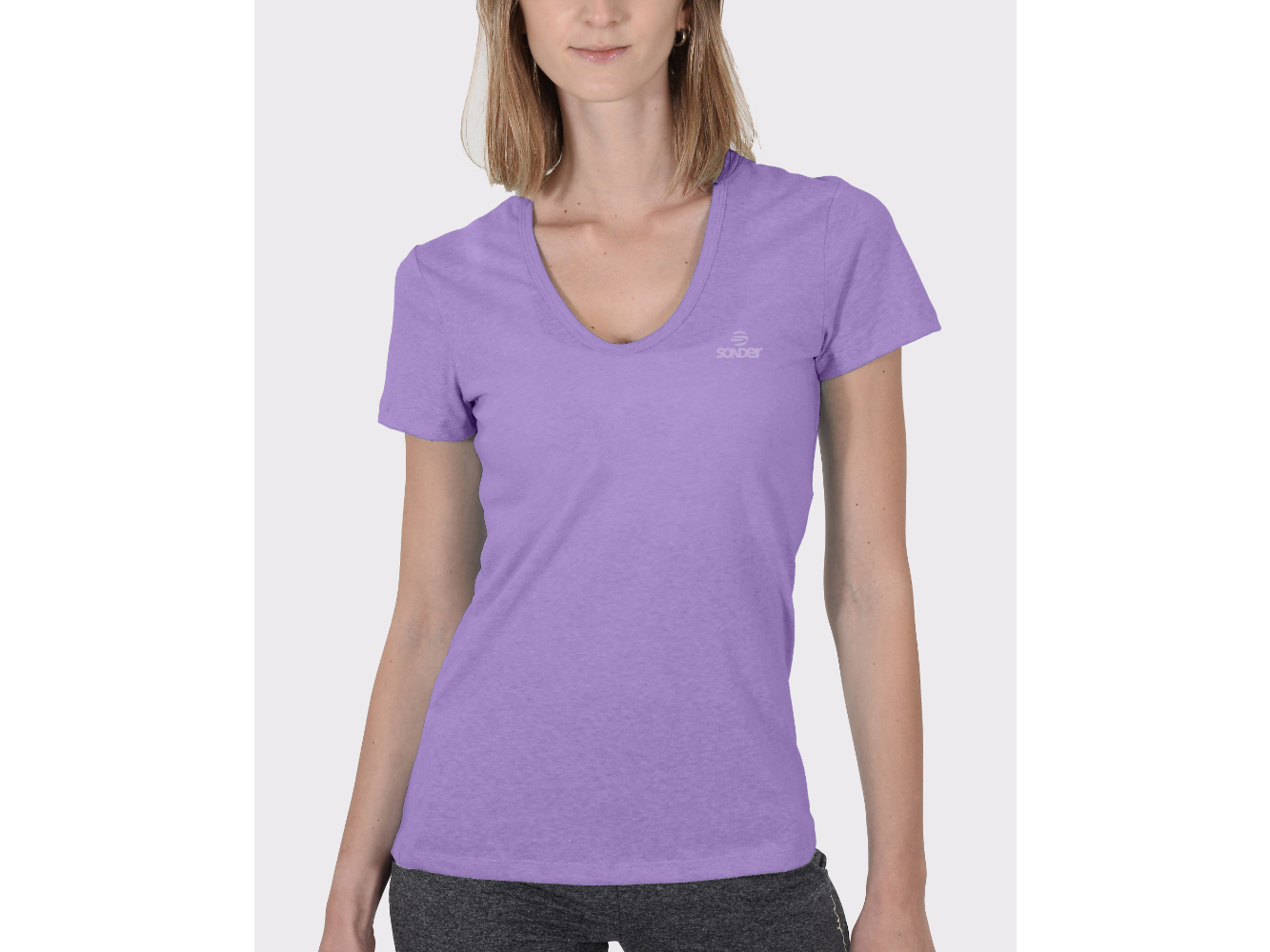 REMERA DAMA CUELLO U JERSEY