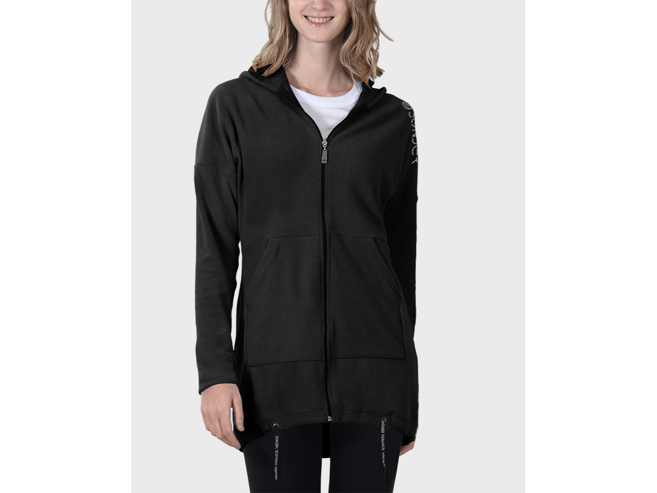 CAMPERA LARGA MICROPOLAR