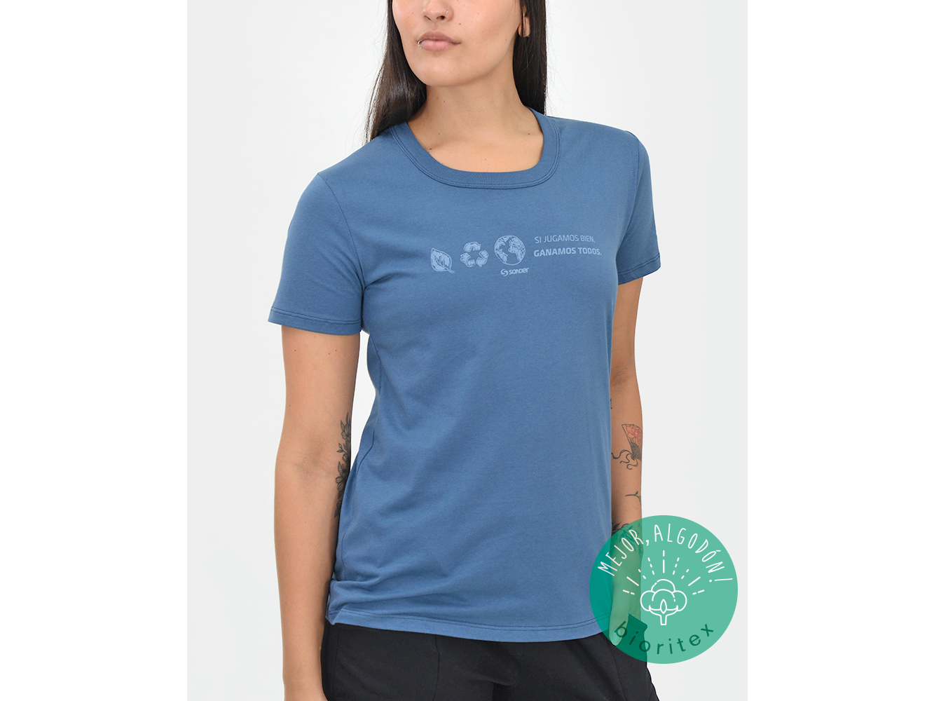 REMERA DAMA CLÁSICA BIORITEX