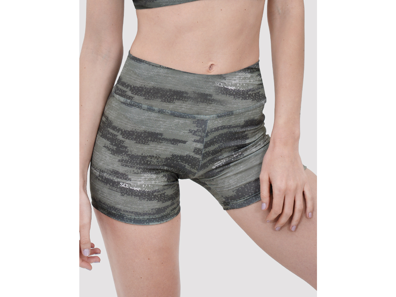 SHORT LYCRA ESTAMPADA