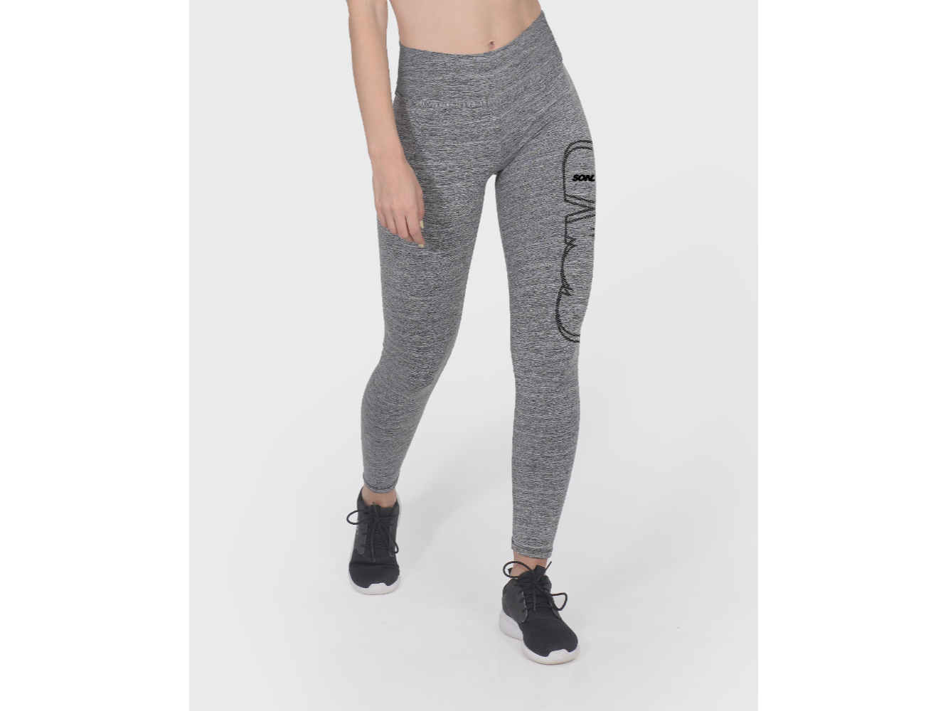 CALZA LYCRA SPORT FAJA MELANGE