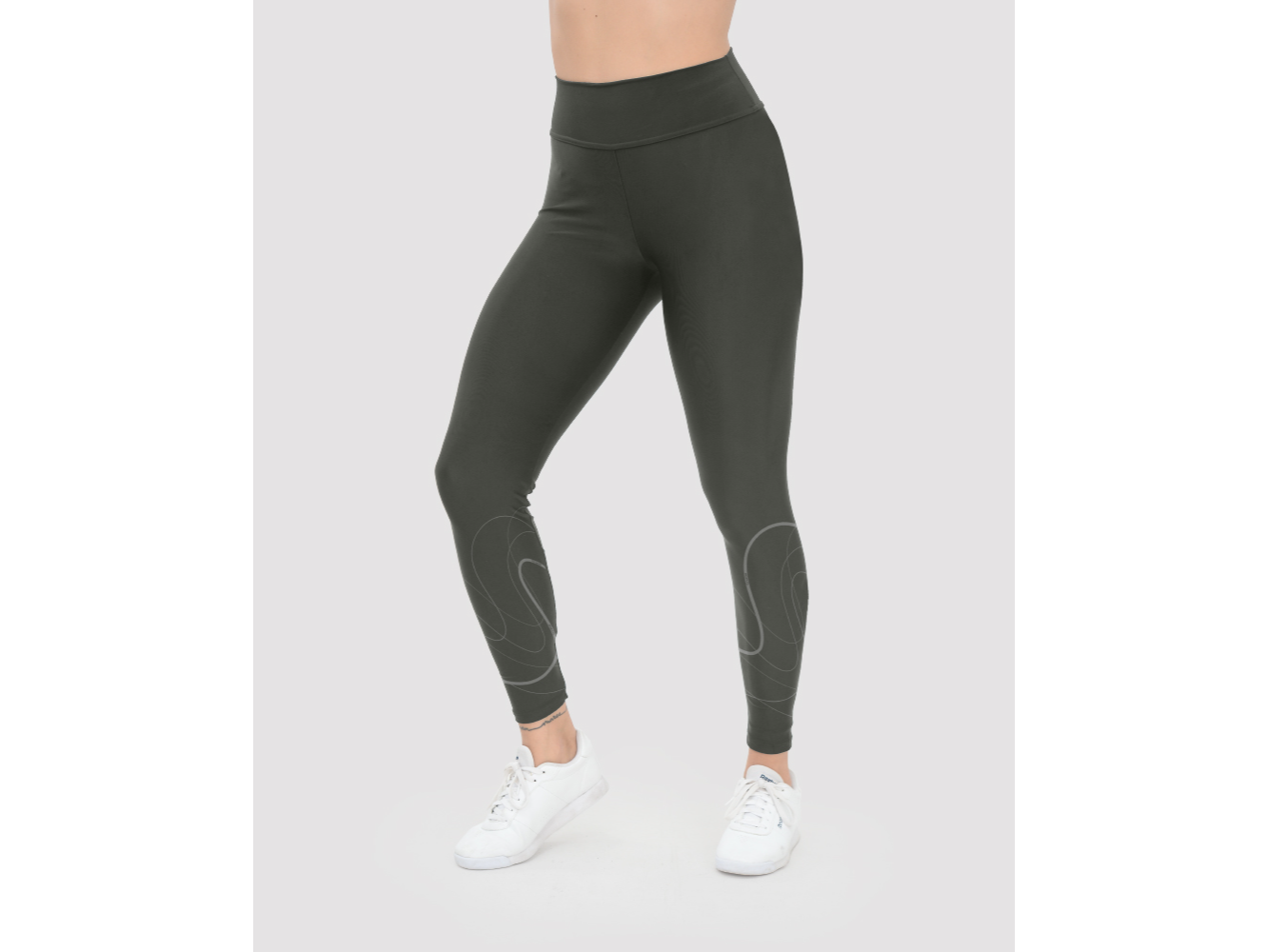 CALZA LYCRA FAJA GRIS