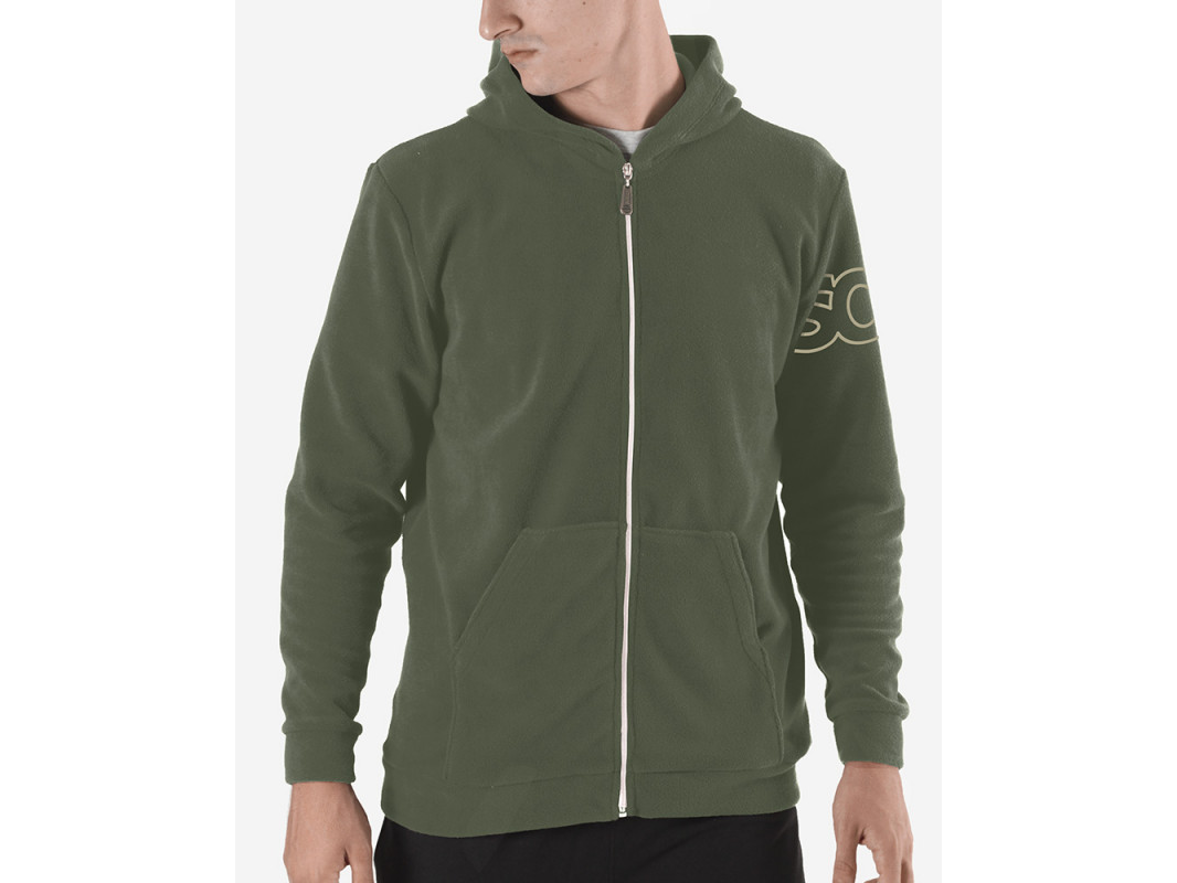 CAMPERA MICROPOLAR CON CAPUCHA