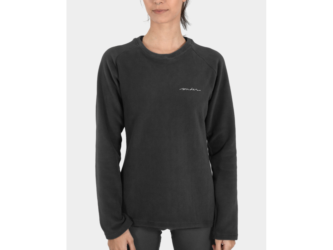 BUZO CLASICO MICROPOLAR CON CUELLO ACCESORIO