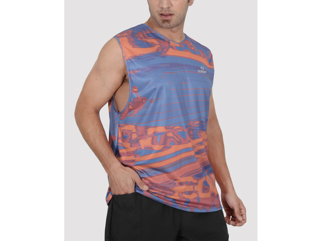 SUDADERA POLIESTER ESTAMPADO
