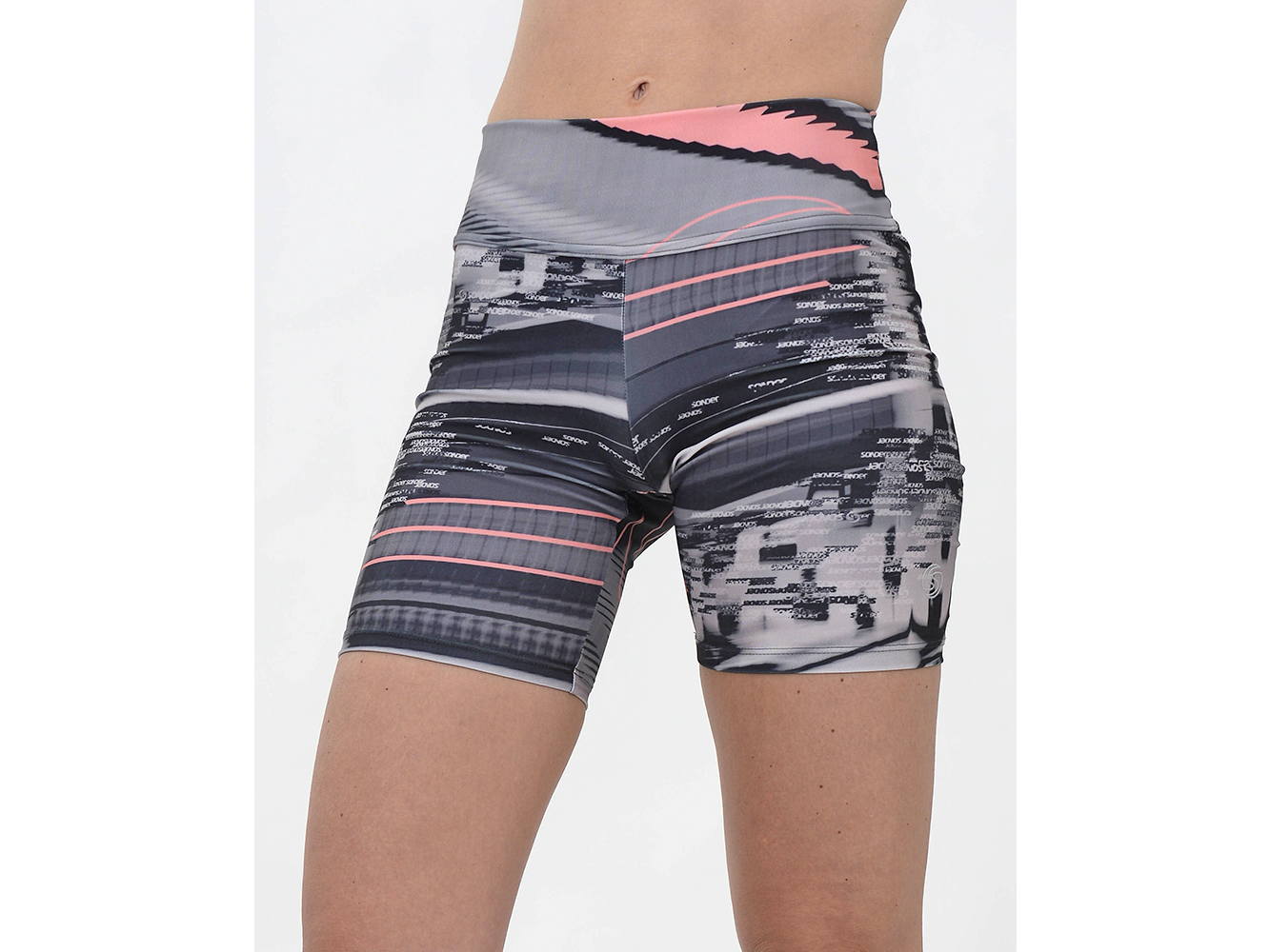 CICLISTA CORTO FAJA ESTAMPADA