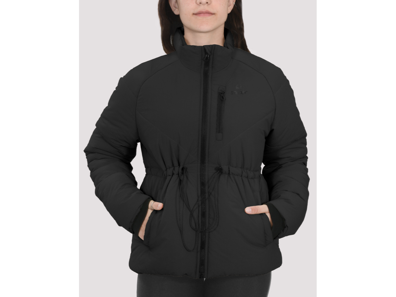 CAMPERA ABRIGO CON CUELLO ALTO