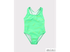 MALLA NATACION ABIERTA NIÑA LYCRA VERDE MANZANA