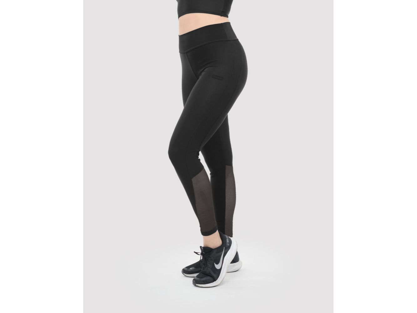 CALZA LYCRA FAJA COMBINADA TRANSPARENCIA