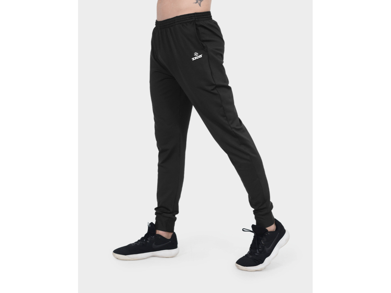 PANTALON MICROFIBRA ELASTIZADA CON PUÑOS