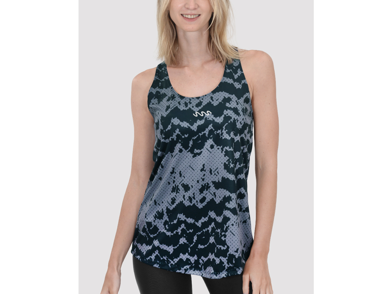 MUSCULOSA COMPETICIÓN POLIESTER ESTAMPADO