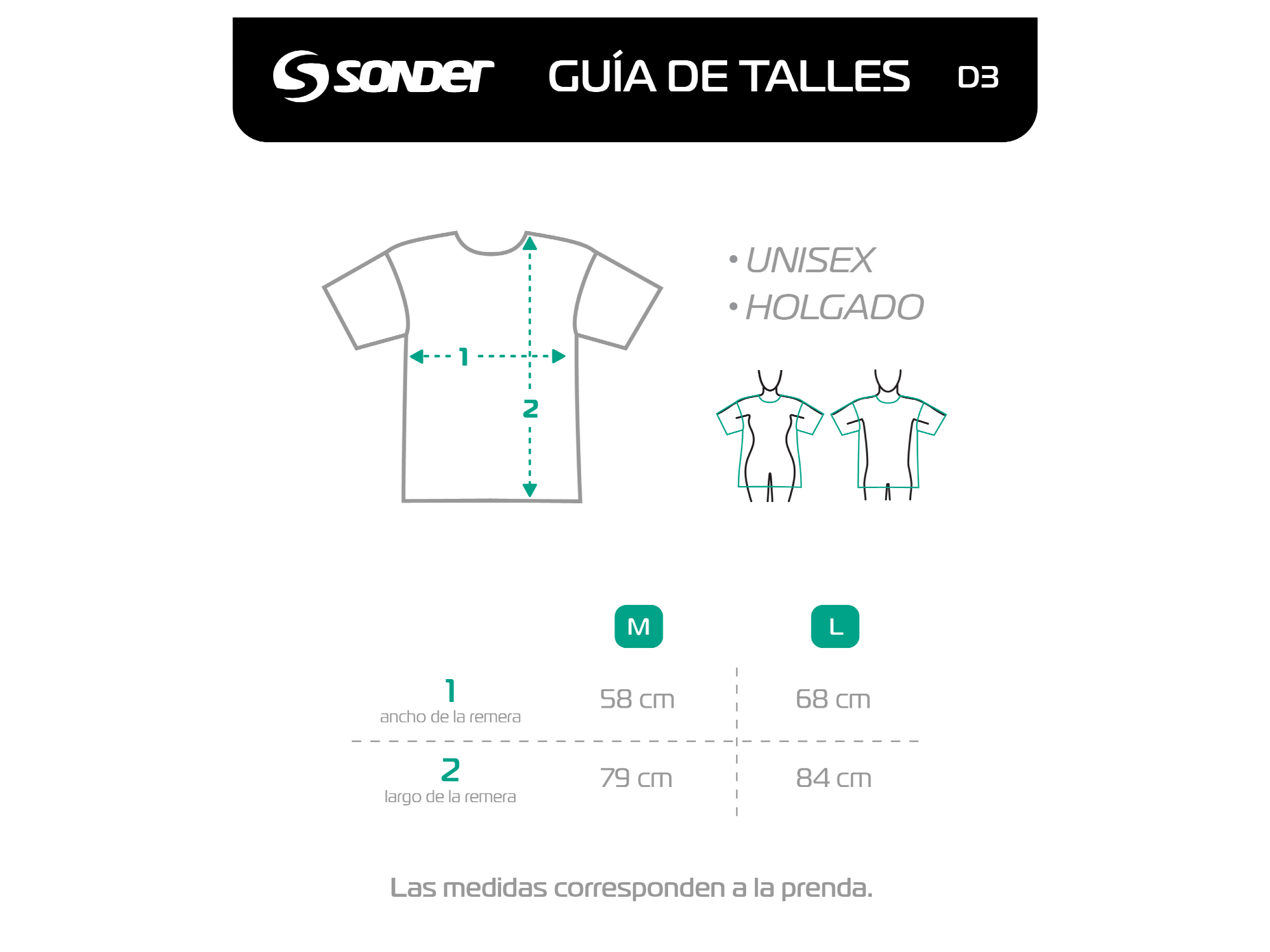 GUIA TALLES REMERA OVERSIZE
