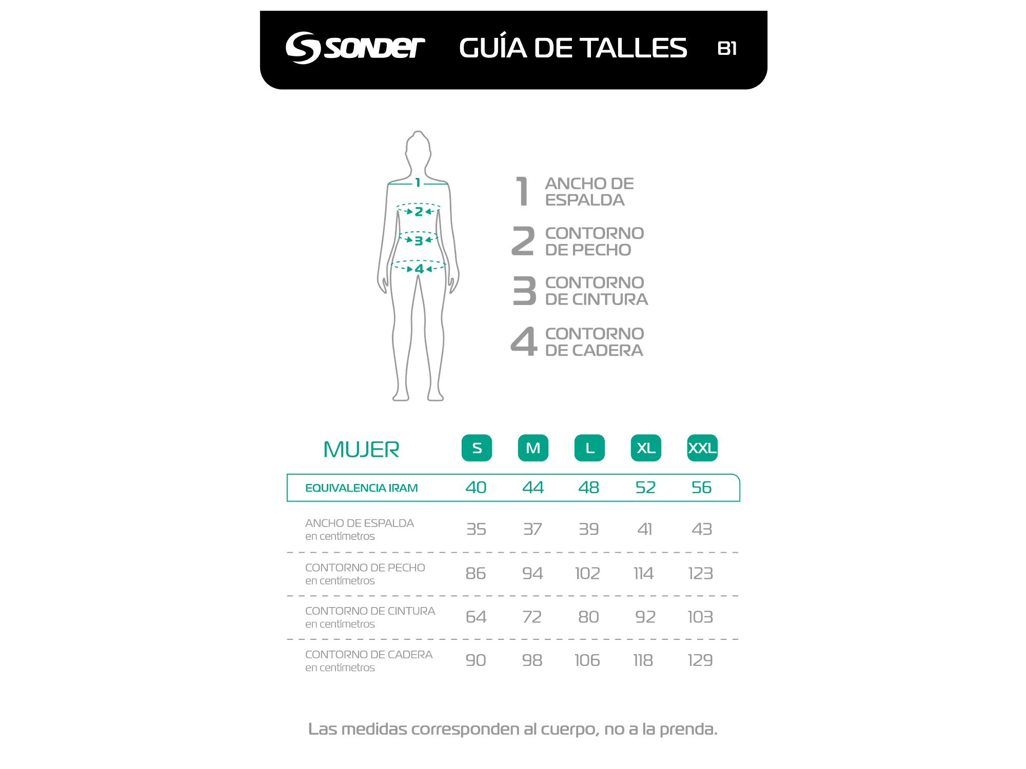 GUIA TALLES BUZO DAMA (Copia)
