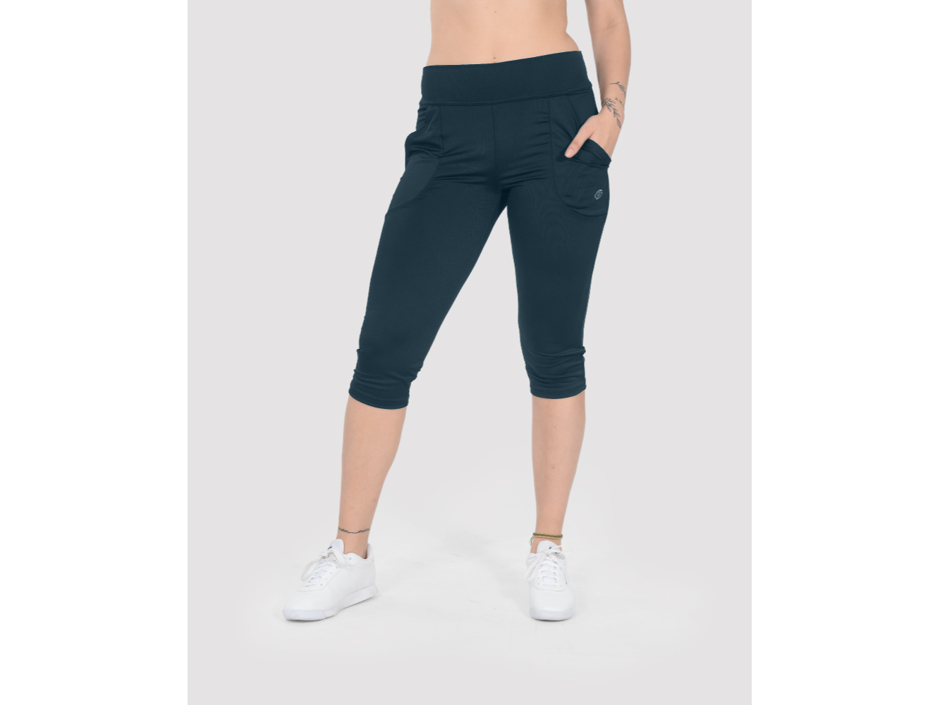 PANTALON CAPRI RUSTICO ELASTIZADO